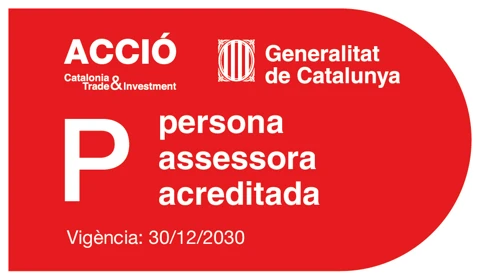 Segell d'ACCIÓ: persona assessora acreditada, vigència 30/12/2030