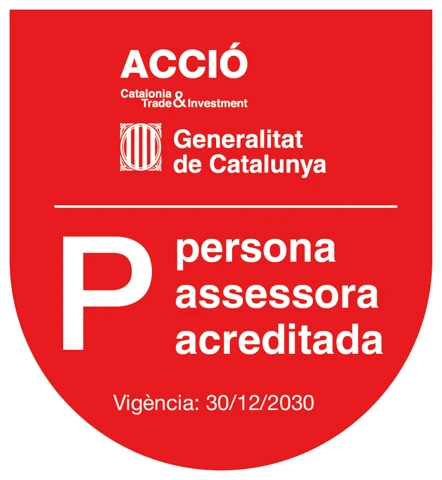 Segell d'ACCIÓ: persona assessora acreditada, vigència 30/12/2030